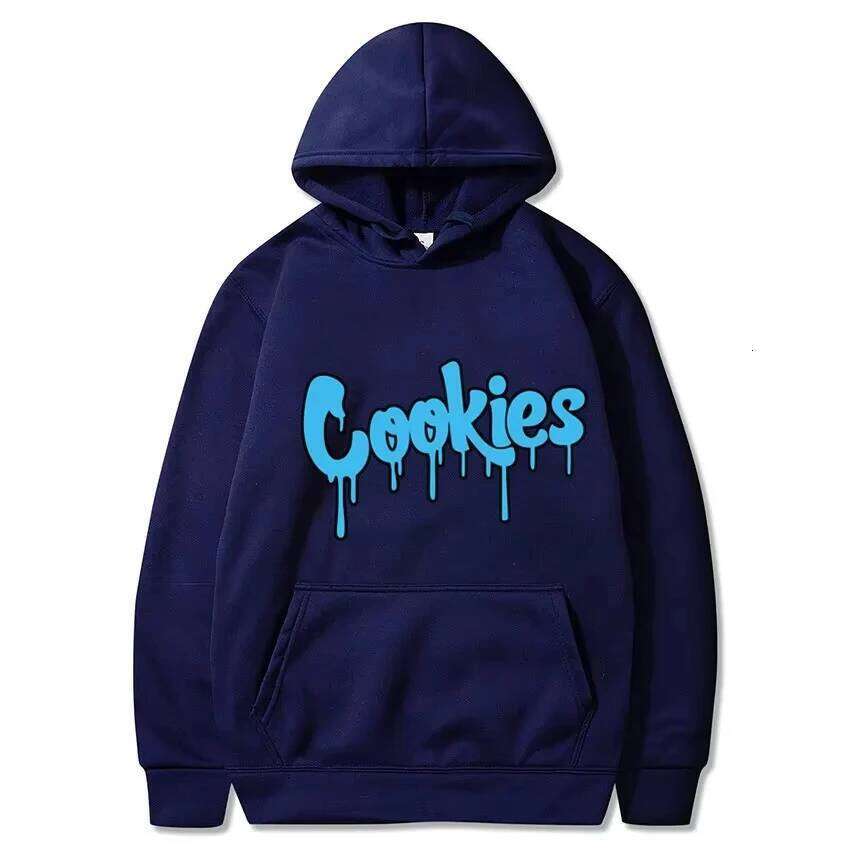 2024 New Anime Cookies Printed Fleece Autumn Winter Men's and Women's Sweatshirts Hoodies Z260314