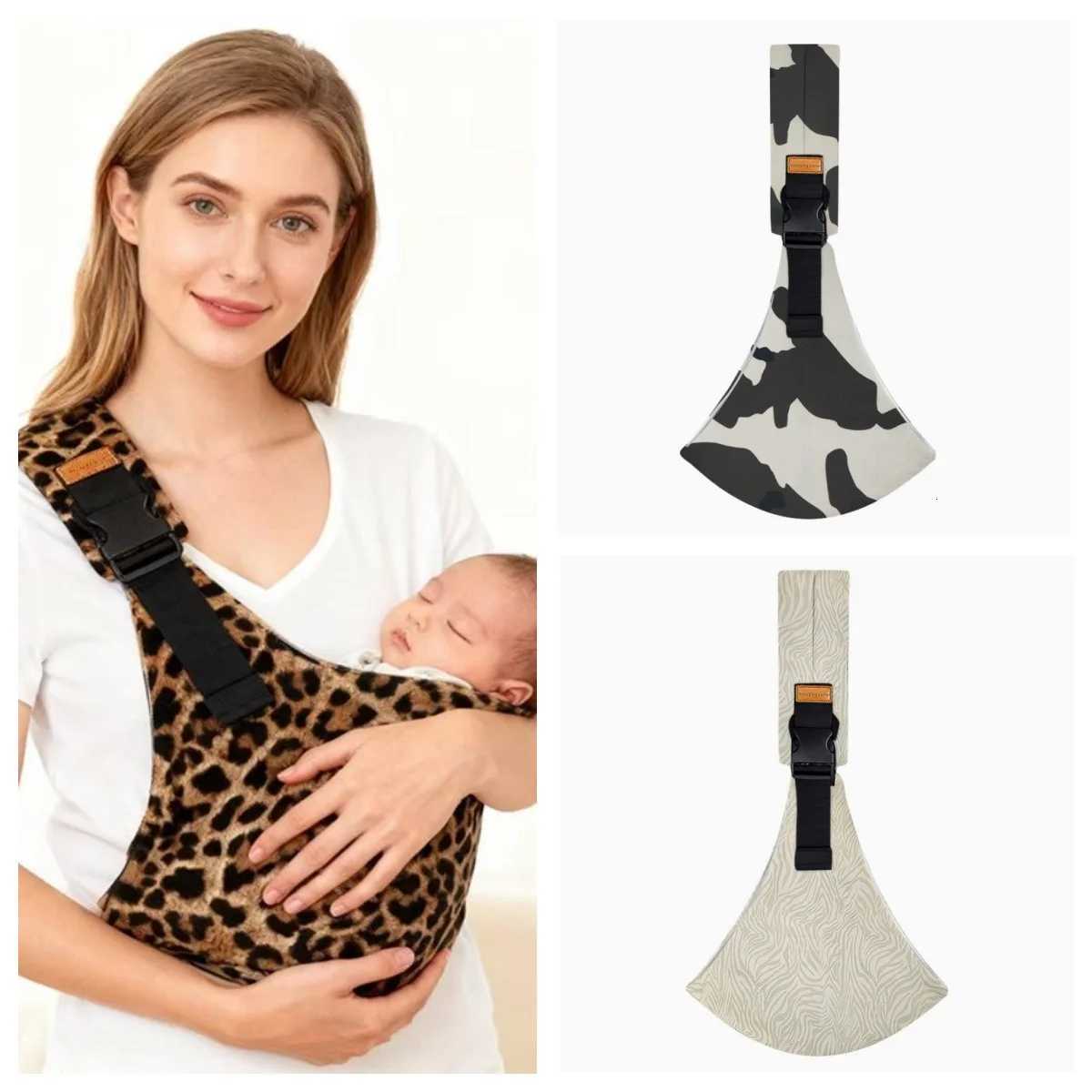 Newborn Baby Carrier Sling Adjustable Crossbody Wrap Infant Holder Baby Bag Hip-seat Ergonomic Support for Hands-Free Carrying X260313