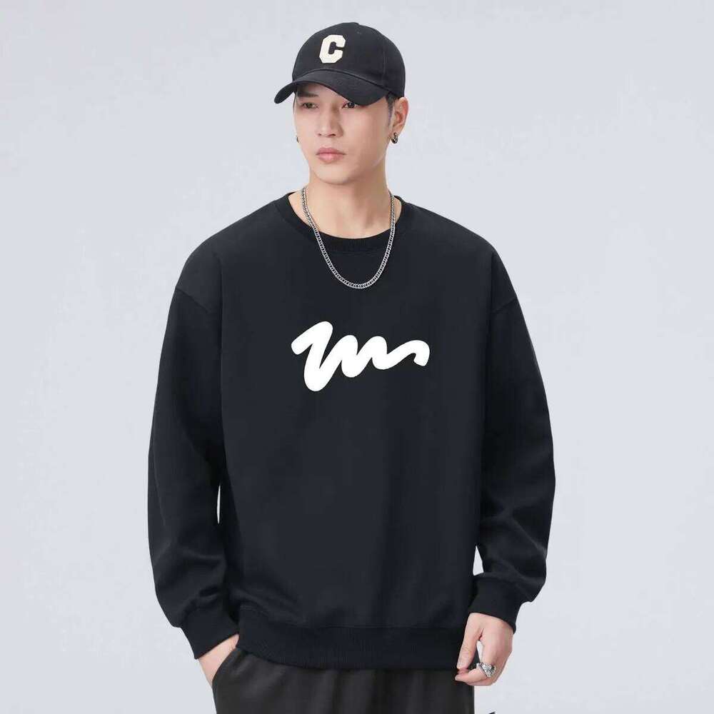 Outlet Men's Long Sve Hoodie Premium Quali Tailored Single Batch 300g Autumn Collection Comfortable Fit round Ne Sweat... Z260315