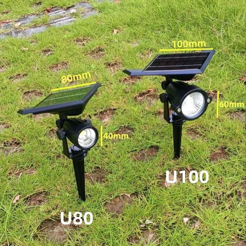 LED Solar Light Outdoor IP65 Waterproof Solar Lawn Lamp Adjustable Wall Garden Yard Tree Pathway Driveway Landscape Spotlight H260313
