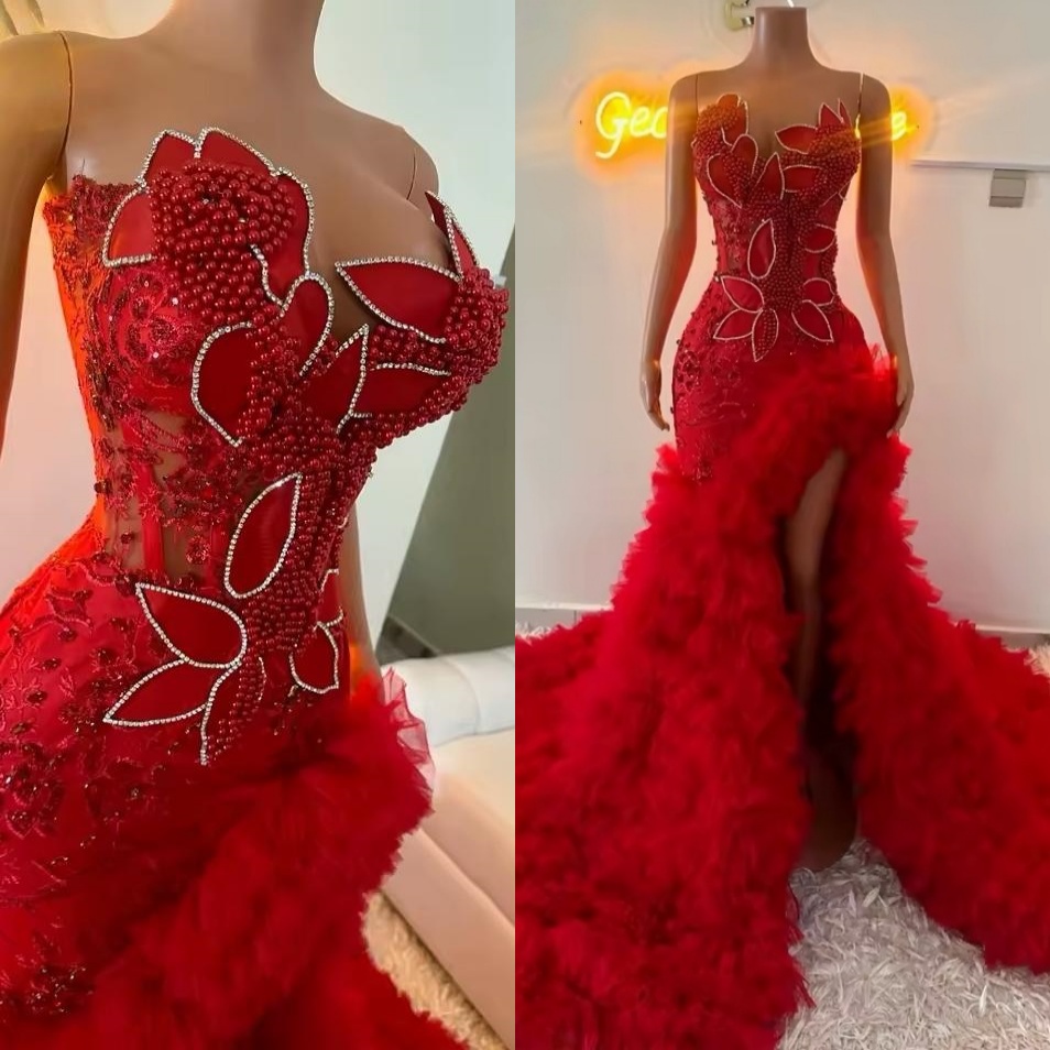 2026 Formal Women's Nighttime Attire: Stylish 2K26 Mermaid Prom/Dancewear Dresses Featuring Intricate Flowers and Sequins Gowns