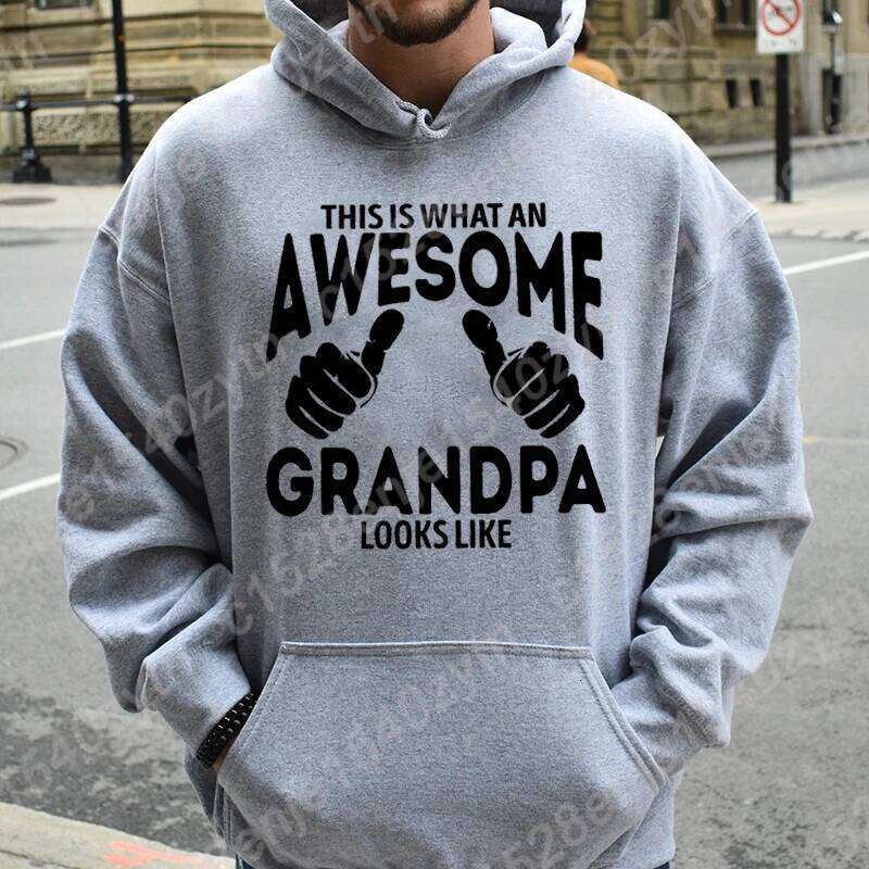This Is What An Awesome Grandpa Looks Like Graphic Hoodies Men Winter And Autumn Pullovers Casual Long Sleeve Hooded Sweatshirts Z260314