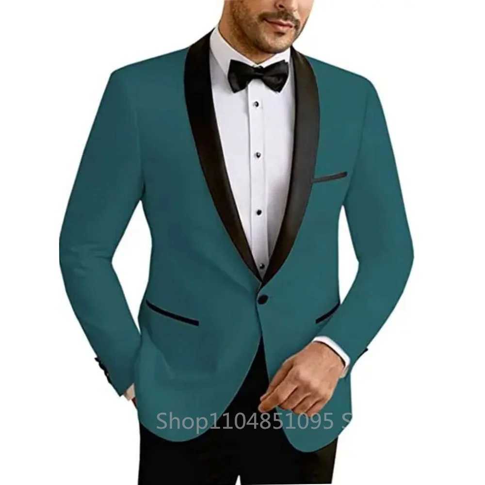 Mens Monochromatic Stand-up Collar Blazer Single Button Casual Slim Fit JaCKet Fashionable Mens CloTHing M260313