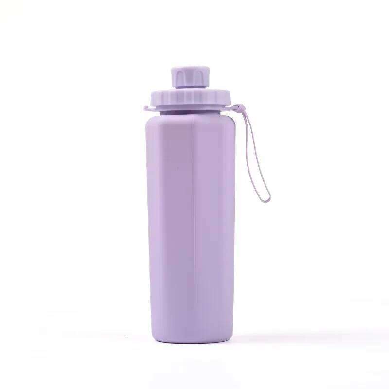 2025 New Sports Kettle Portable Anti-drop High Temperature Foldable Food Grade Silicone Cup Water Bottles Z260314