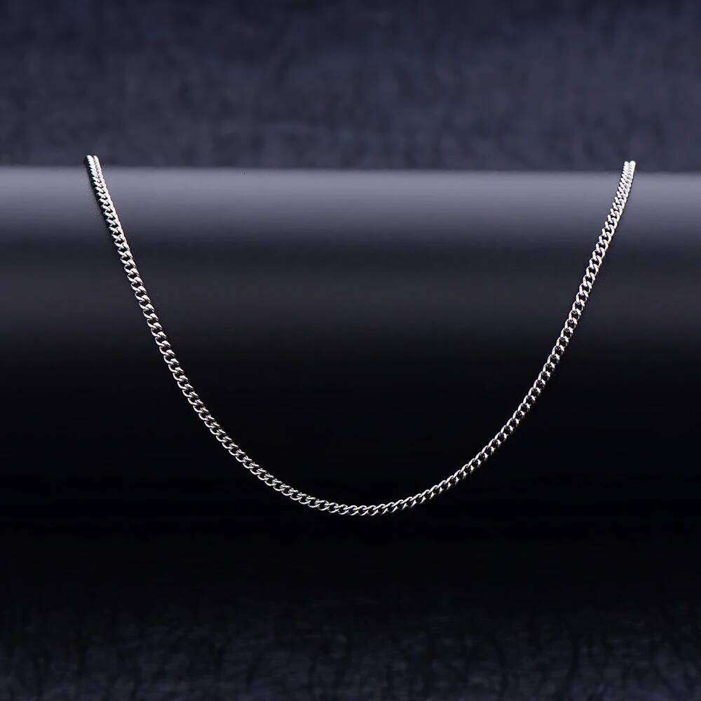 Wholesale Price Width 1.9/2.3MM Stainless Steel Side Chain Necklace Fit Pendant Fashion Gift Jewelry For Men and Women 45-60CM H260312