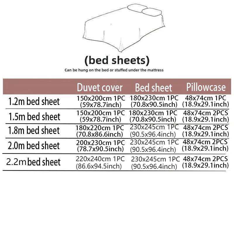 Simple grid Duvet Cover Set with Sheet Pillowcases Soft Skin Friendly Luxurious Cozy Bedding for single Double Bed parure de lit H260312 - view 7