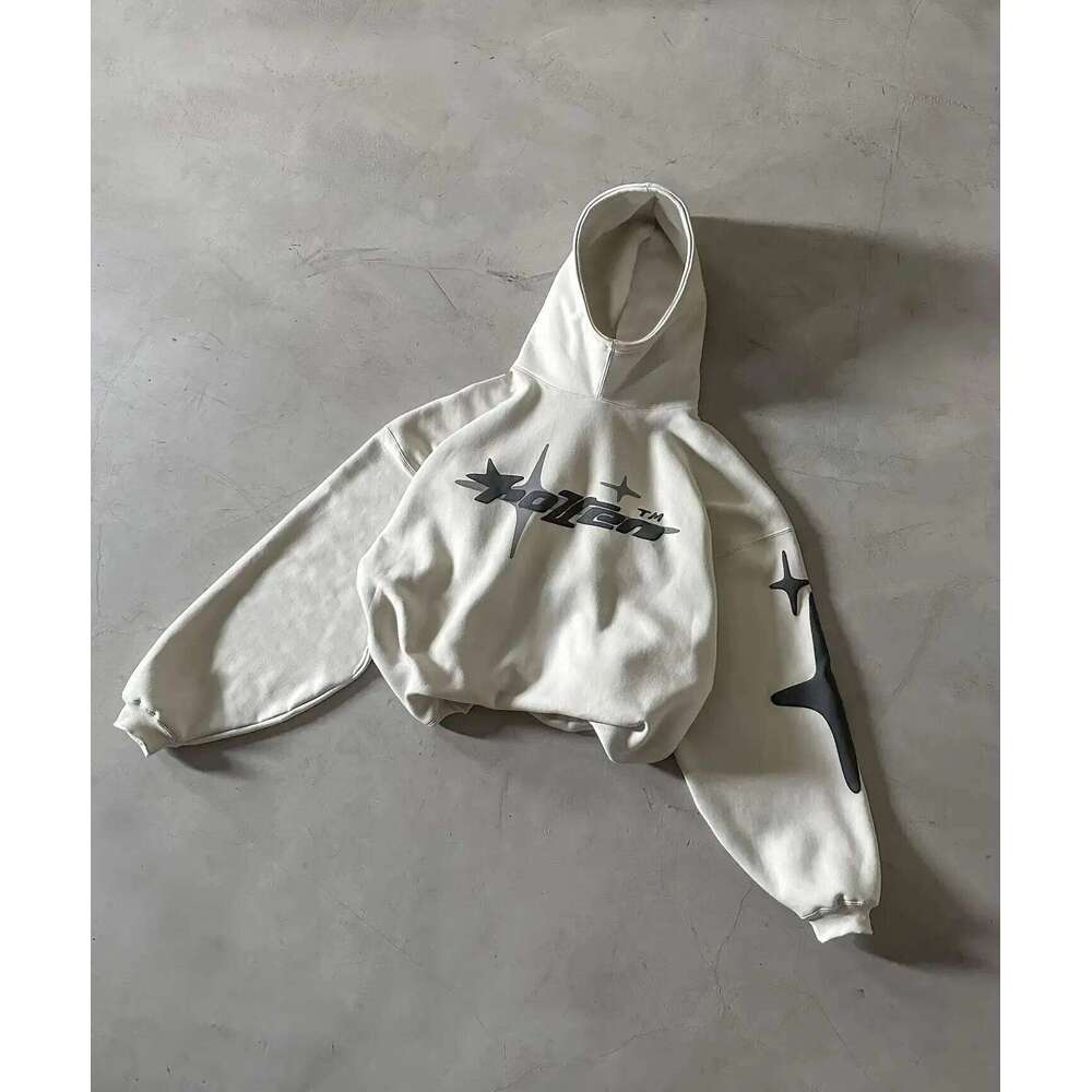Streetwear Oversized Mens Womens Clothing Harajuku Hip Hop Letter Goth Print Pullover Sweatshirt Casual Gothic Y2K Hoodie Z260314