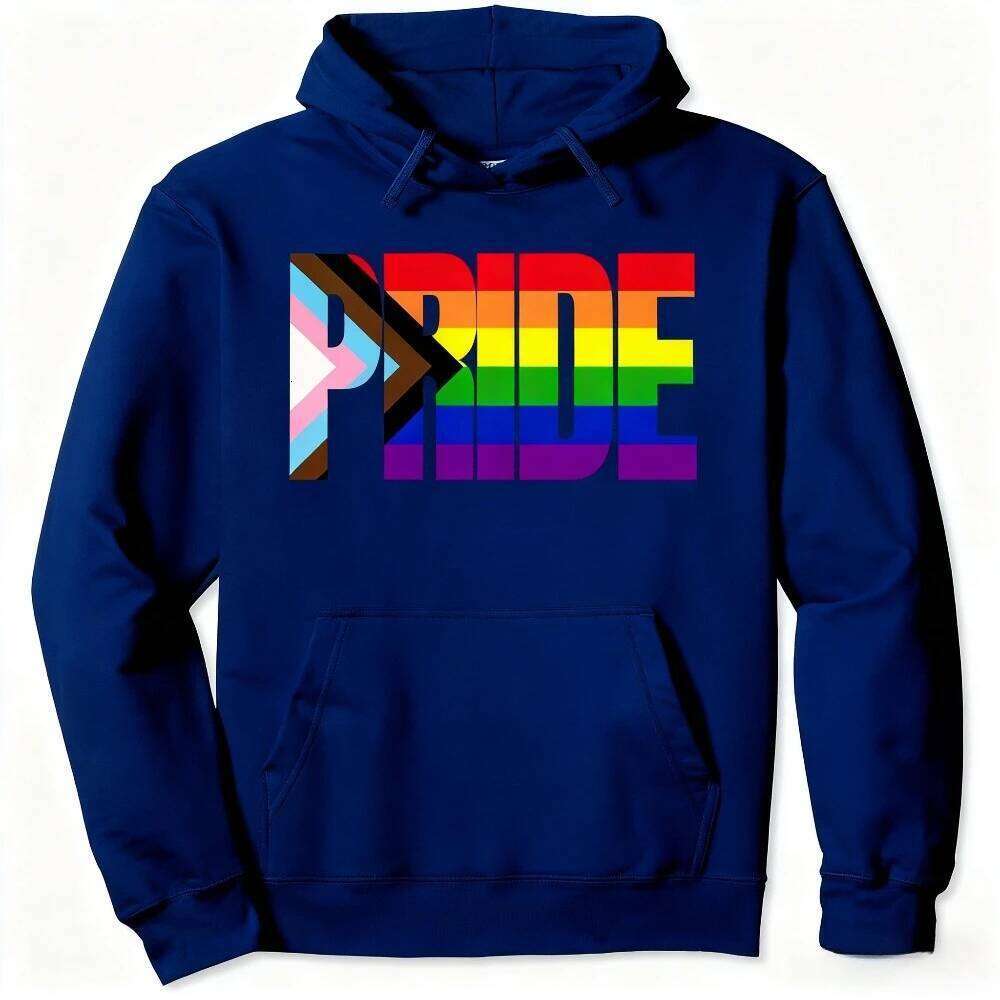 LGBTQ Inclusive Progress Clothing Rainbow Flag Love Unisex Sweatshirts Pride Month Men Women Fashion Casual Streetwear Z260314