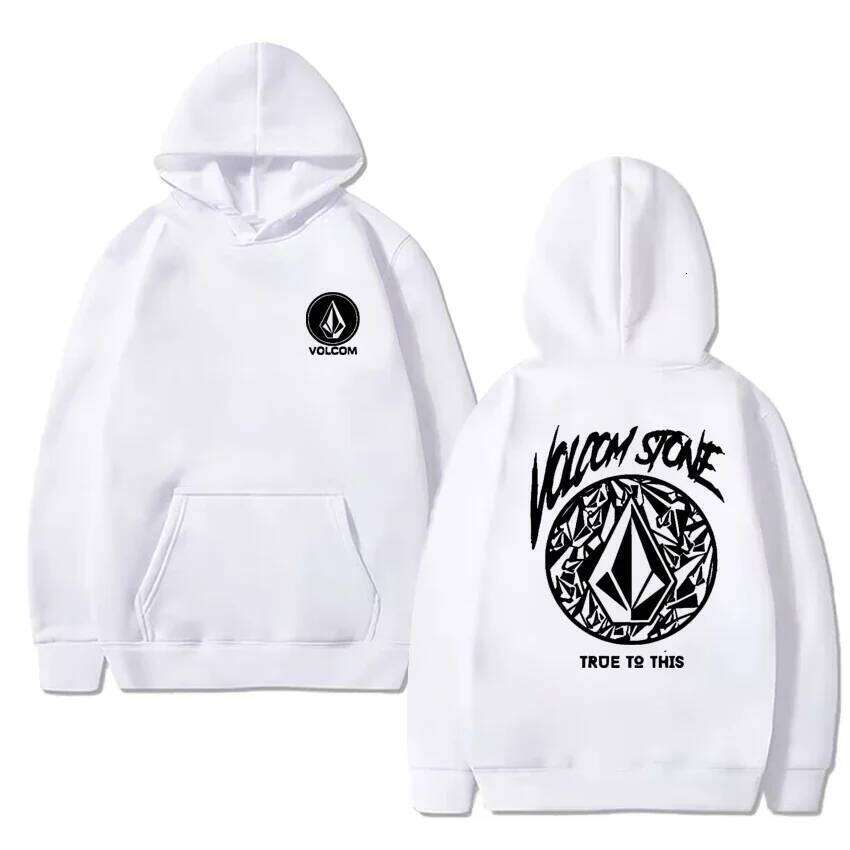 Volcom men's hoodie long-sleeved sweatshirt Hip-hop fashion casual street outdoor autumn and winter sportswear Z260314
