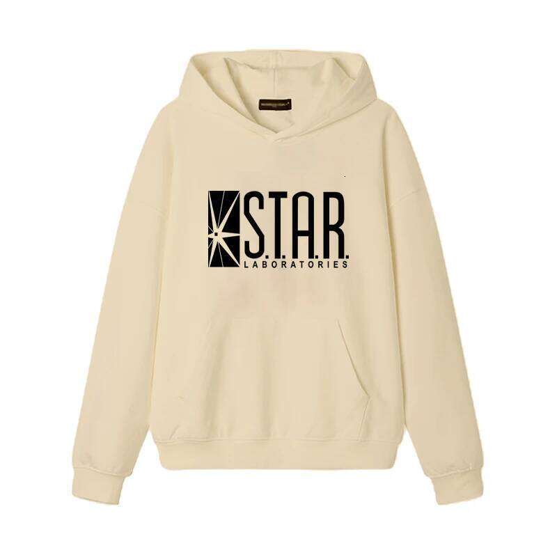 2025 Hot Selling Star Labs Logo Printed Spring Fashion Hip Hop Hoodie Men's and Women's Casual Retro Sportswear Z260315