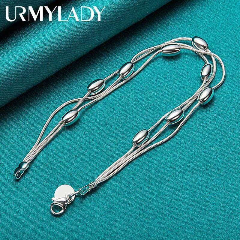 925 Sterling Silver Chain Fashion Design Product Beautiful Jewelry High Quality Bracelet Bead For Women Lady Wedding Z260313