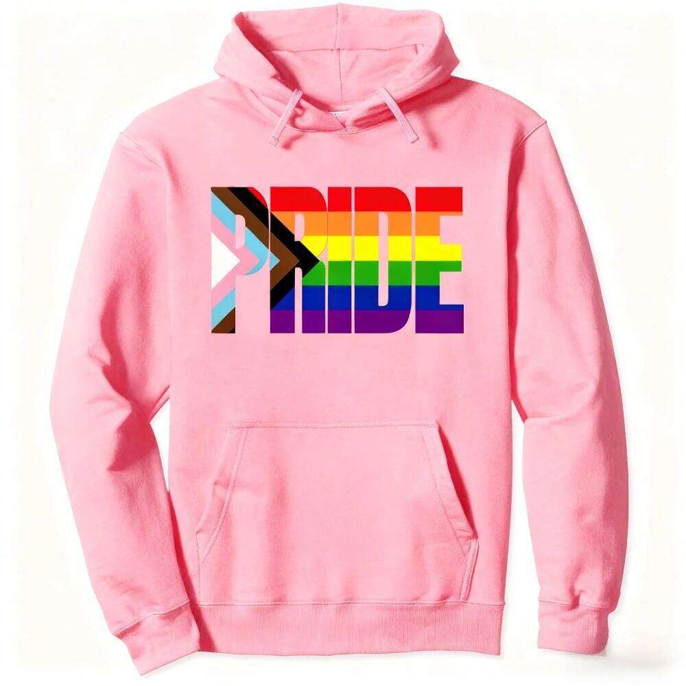 LGBTQ Inclusive Progress Clothing Rainbow Flag Love Unisex Sweatshirts Pride Month Men Women Fashion Casual Streetwear Z260314