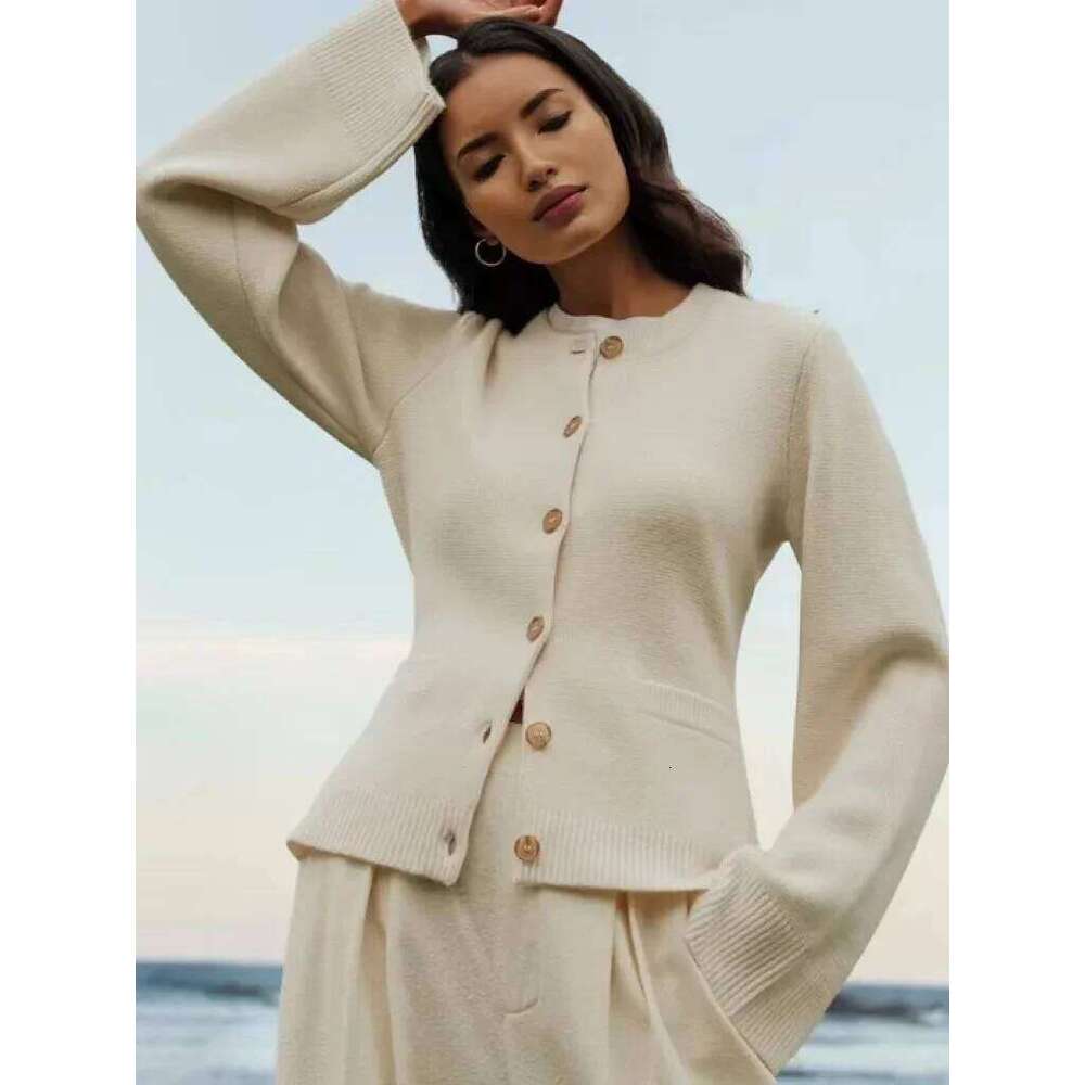 2024 Autumn Loose Soft Women Casual Chic Sweater Female Long Sleeve Tops Winter New Solid Warm Lightweight Cardigan Z260313