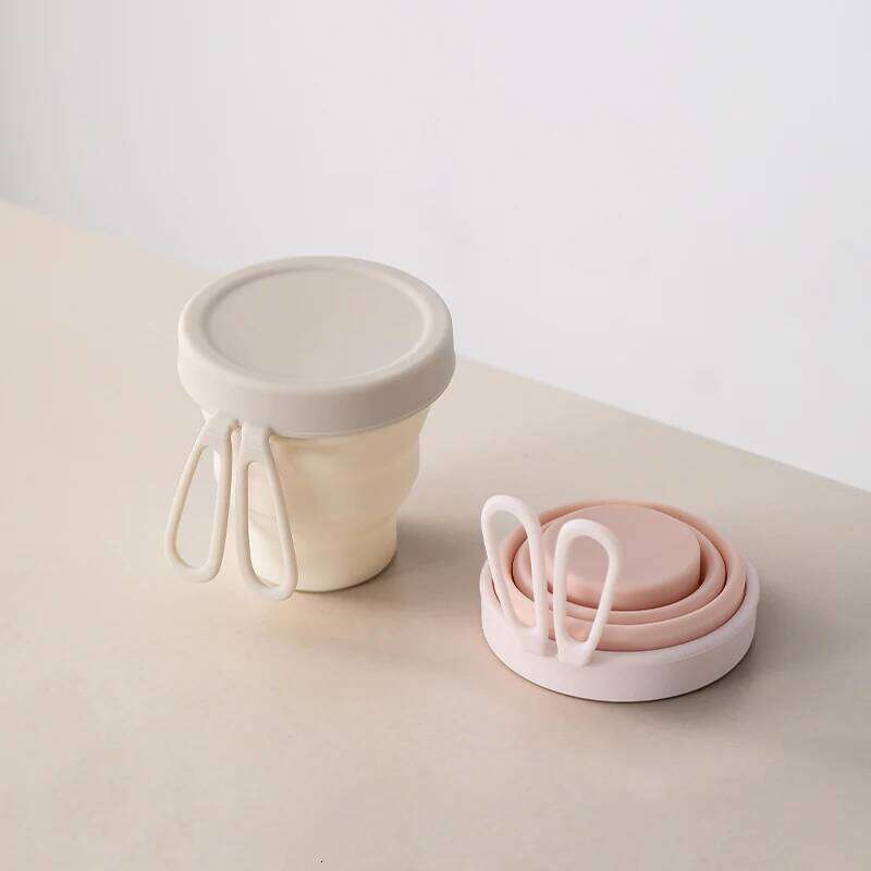 Travel Silicone Folding Portable Outdoor Toothbrushing Telescopic Water Tourist Compressed Mouthwash Cup Z260313