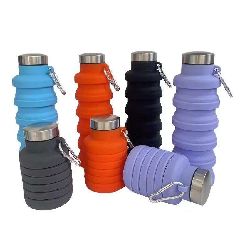 1pc Collapsible, Reusable BPA Free Silicone Foldable Bottles Portable Hiking Cup for Outdoor Mountaineering Tours Bar Tool Z260314