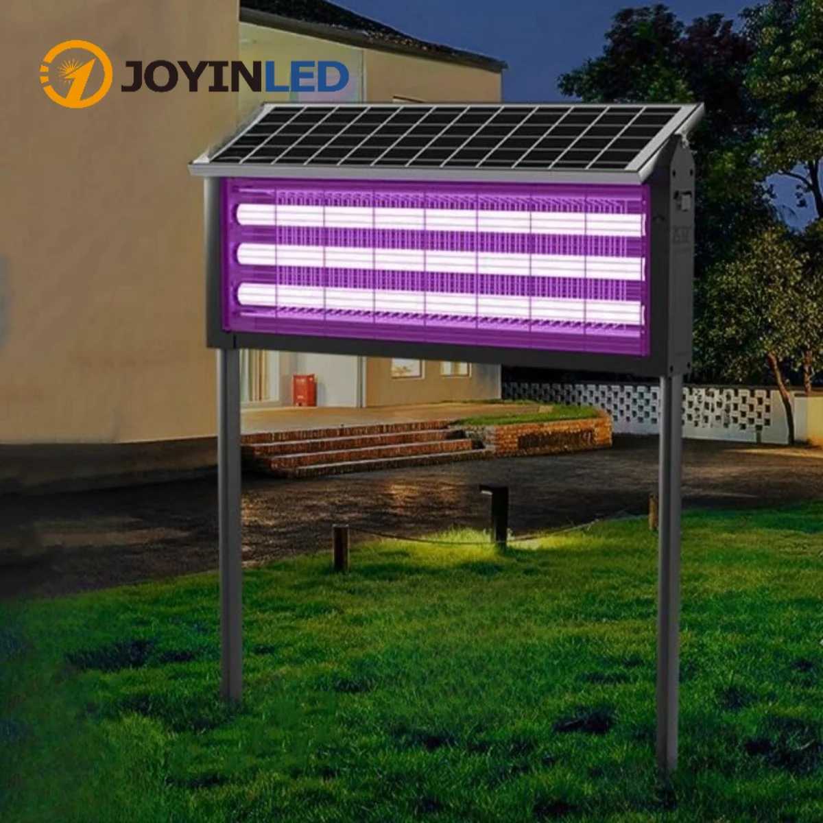 JOYINLED Powerful 20/40W Solar Mosquito Killer Lamp Outdoor Garden Light Waterproof Electric Insect Trap with UV Attractant H260313