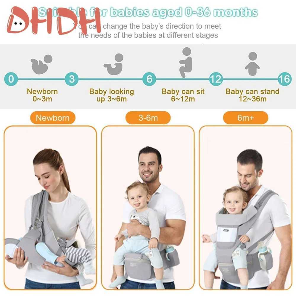 New Adjustable Ergonomic Baby Carrier Four Seasons Universal Baby Carrying Bag Waist Stool Strap Portable Multifunctional X260313