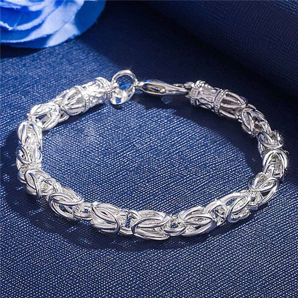 High quality 925 sterling silver Bracelet for woman man luxury Wedding party Christmas Gifts fashion fine Jewelry temperament Z260313