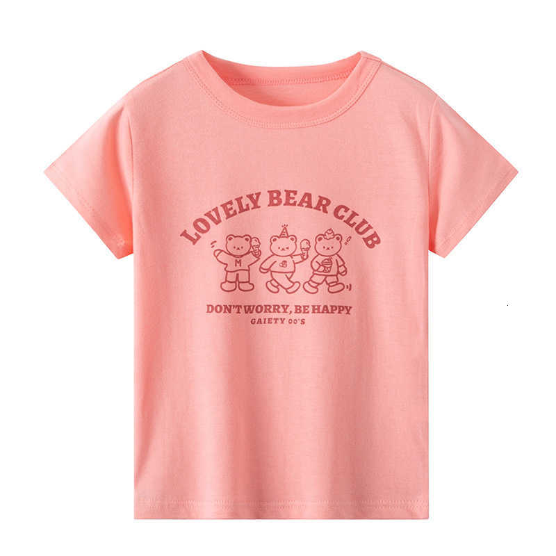 Tshirts Boys shortsleeve tshirt for summer big kids summer style girls pure cotton halfsleeve childrens summer clothing little boys trendy tops childr
