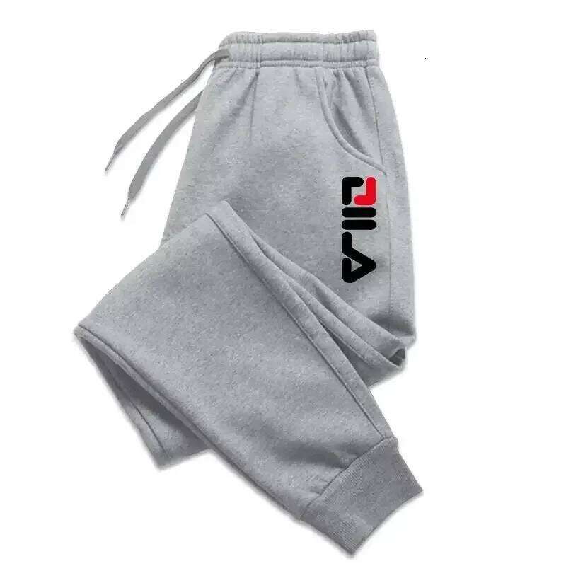 Autumn Winter Men's Joggers Drawstring Casual Pants Fleece Sweatpants Workout Running Gym Fitness Sports Trousers WK007 Z260315