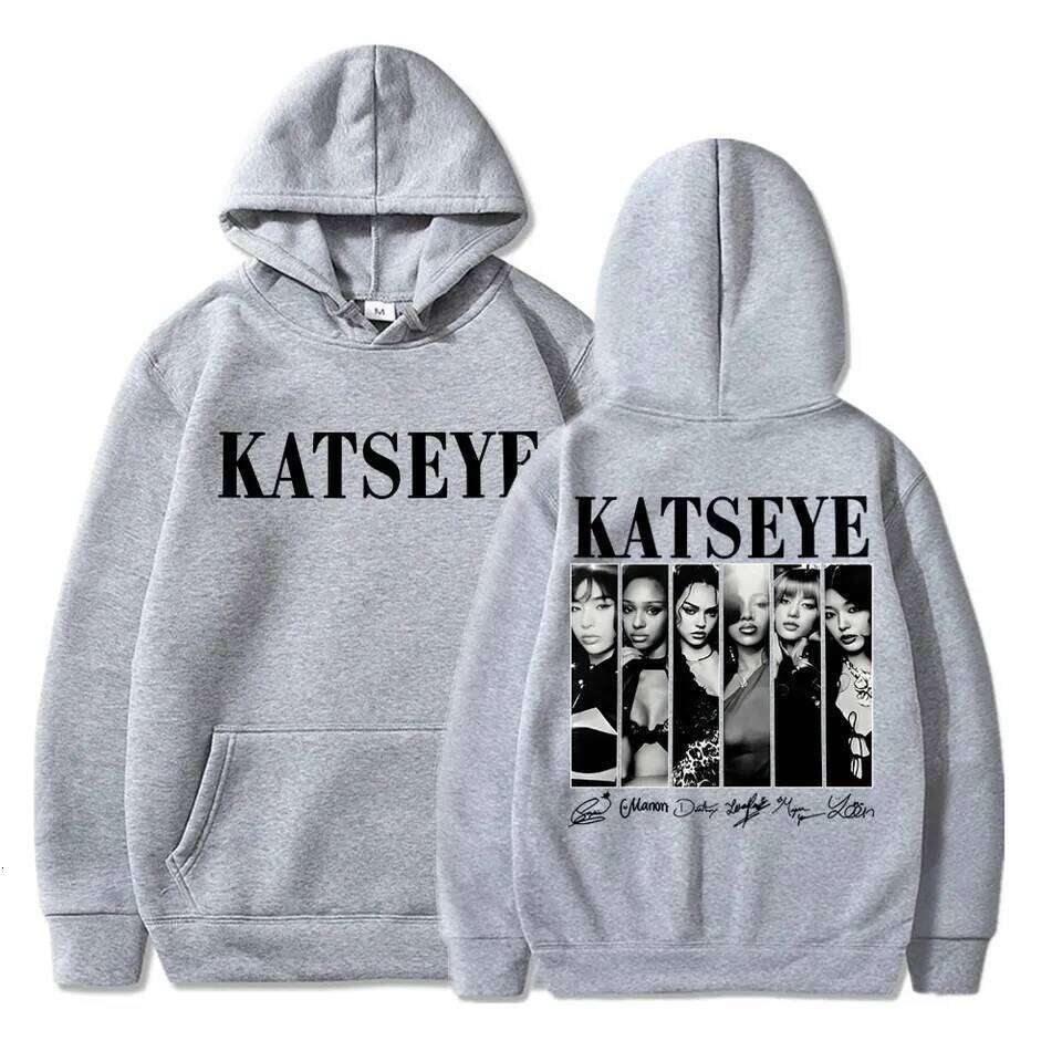 Limted Kpop Katseye Print Hoodies Vintage Trendy Men Women Y2k Hoody Sweatshirt Fleece Oversized Tracksuit Streetwear Fans Gifts Z260315