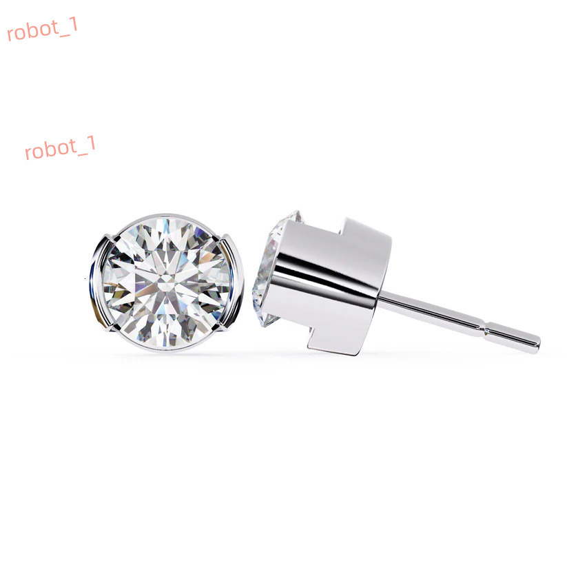 Sparkling 7mm Round Moissanite Stud Earrings with Unique Prong Setting Fine Jewelry Gift for Women