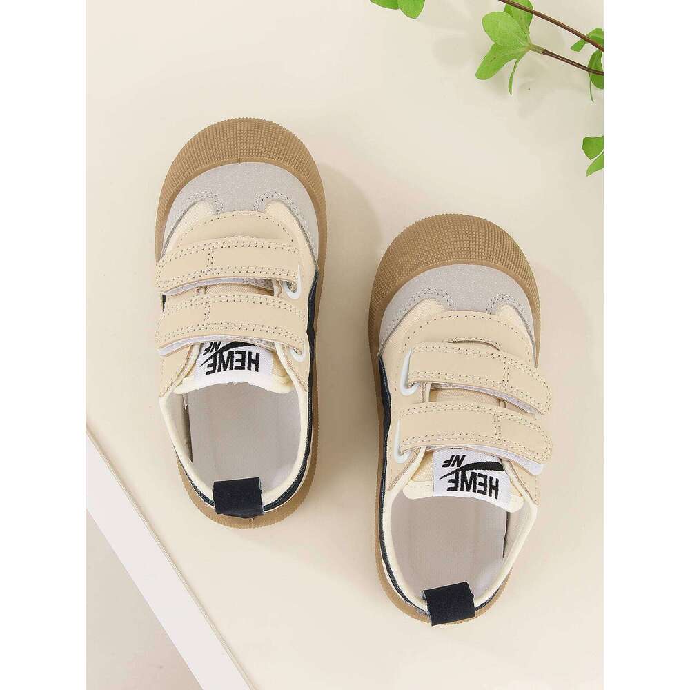 Spring and Autumn New Korean version of indoor girls canvas soft-soled baby toddler children's shoes 26Y0313