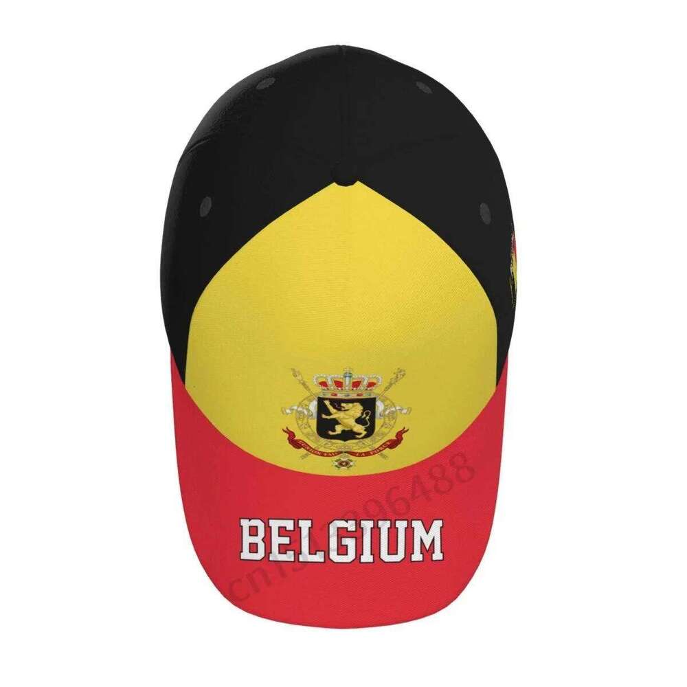 2025 Belgium 3D Soccer Hats Sun Baseball Cap Breathable Adjustable Men Women Outdoor Fishing Hat Z260314