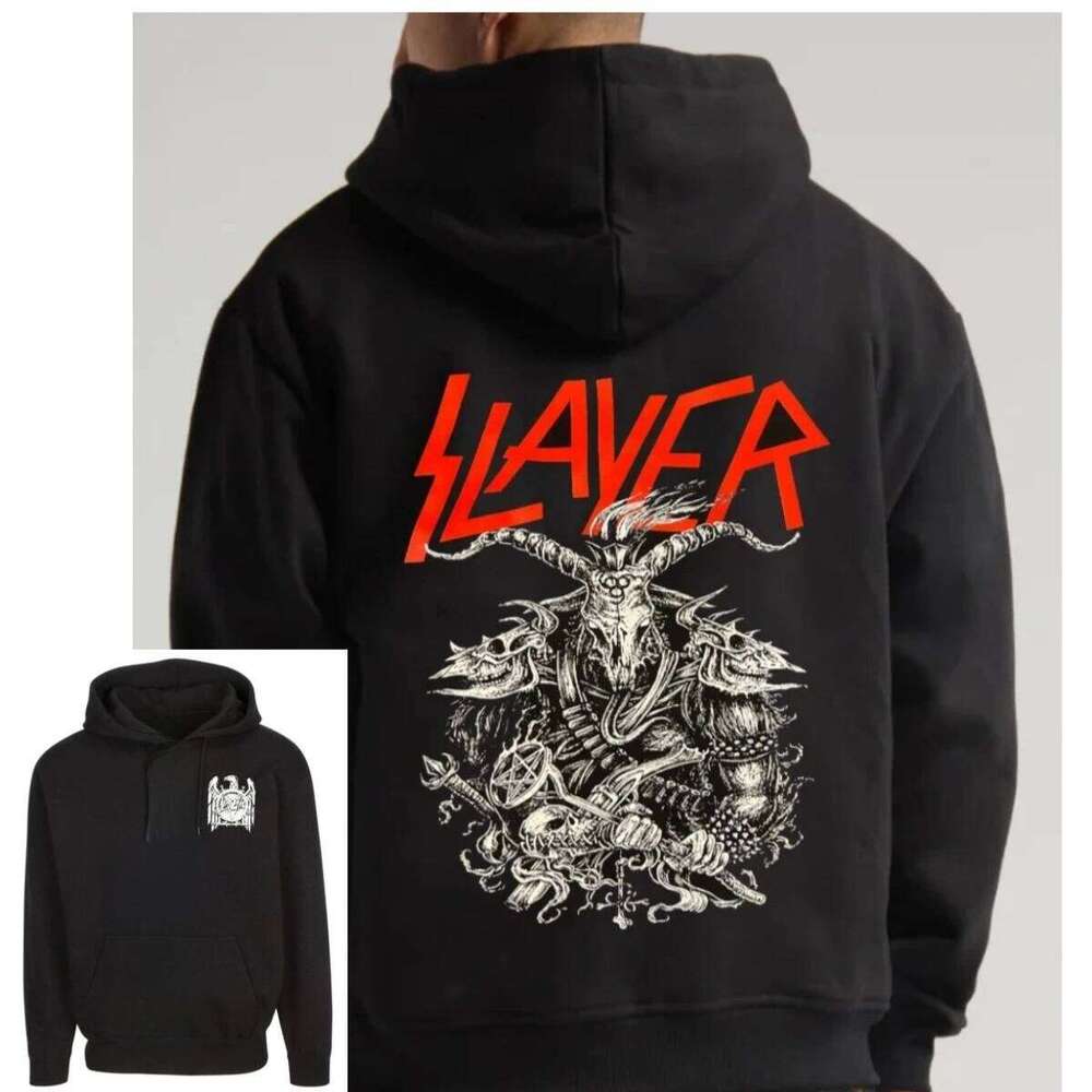 Slayer American Thrash Metal Band Men's Hoodie Multiple Variations 2026 Hoodies Autumn Winter High-end Luxury Unisex Style Z260314
