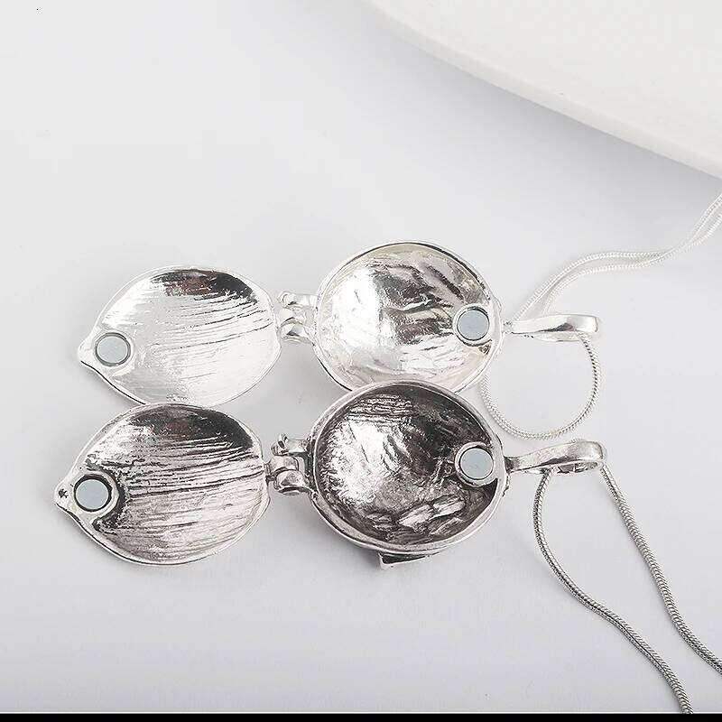 Can Open Vampire Diaries Necklaces Elena Gilbert Opening Vervain Locket Pendant Necklace for Women Men Jewelry H260312