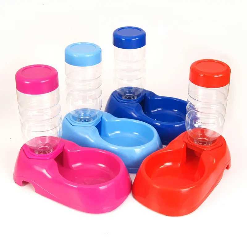 Pet Automatic Pet Feeder Water Dispenser Bottles Water Bowl for Dogs Cat Dog Drinker Automatic Food Bowl Pet Products H260313