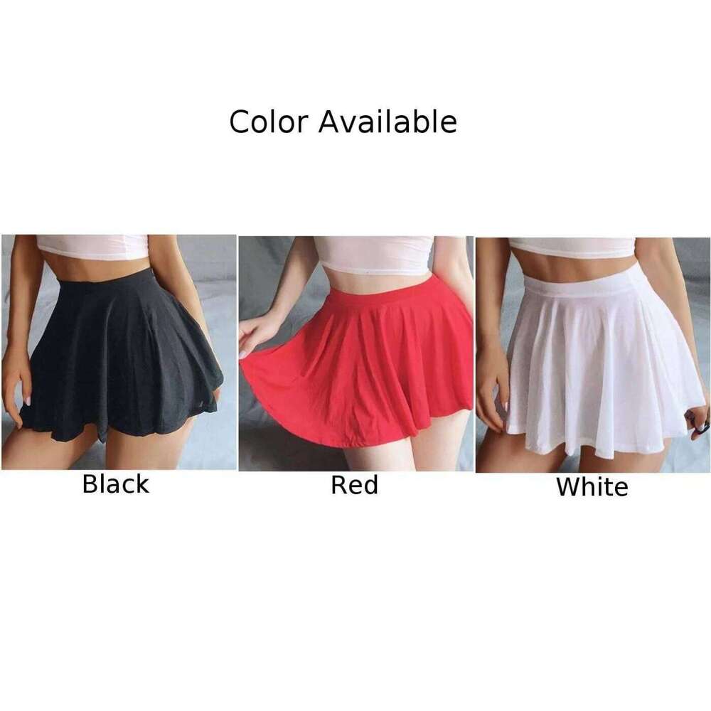 2023 New Women Costume Pleated A-Line Sexy Lingerie Sheer See Through Skirts Loose Fitting High Waisted Yoga Sports Skirt Z260314