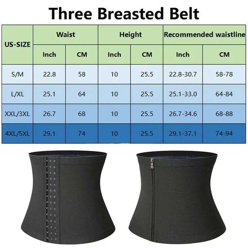 Waist Control Girdle Shapewear Corset Sweat Tummy Workout Sauna Thermo Abdomen Fat Men Gym Slimming Burning Belt 26Y0313