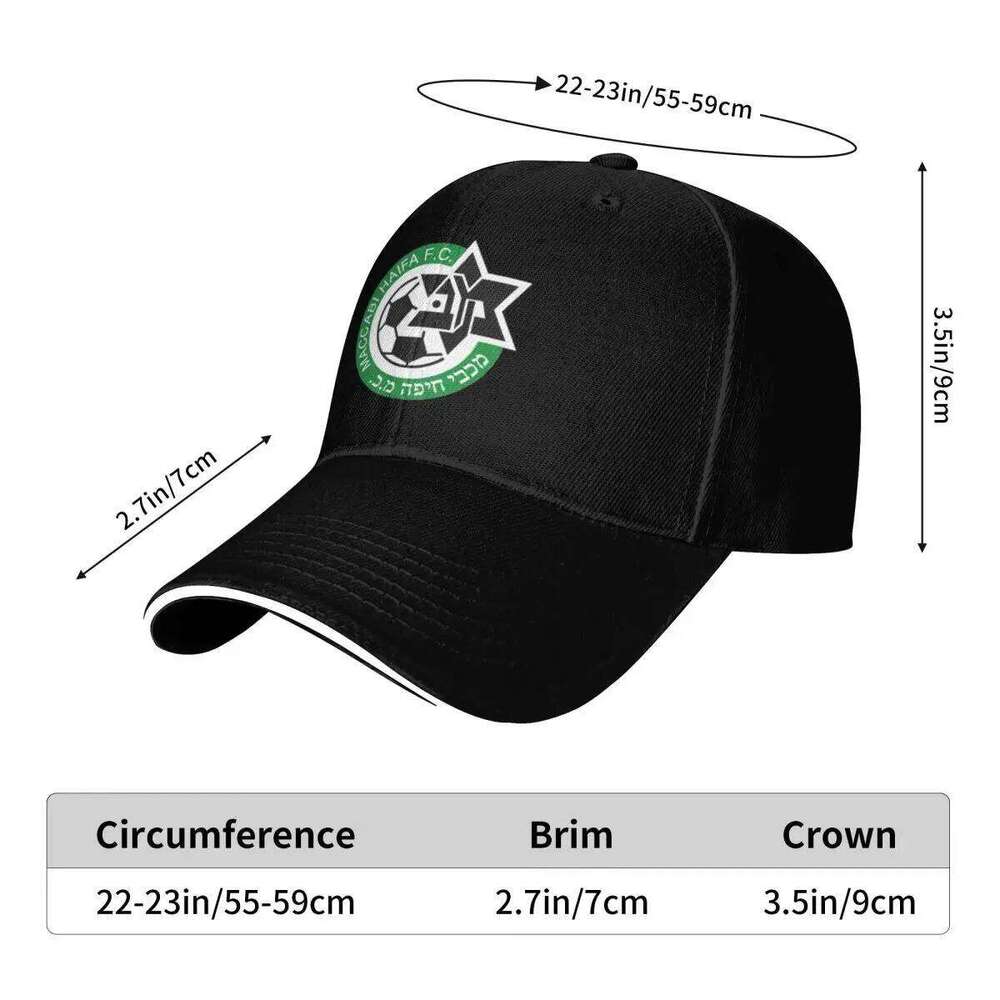 Maccabi Haifa Baseball Cap cute hard hat Mens Tennis Women's Z260313