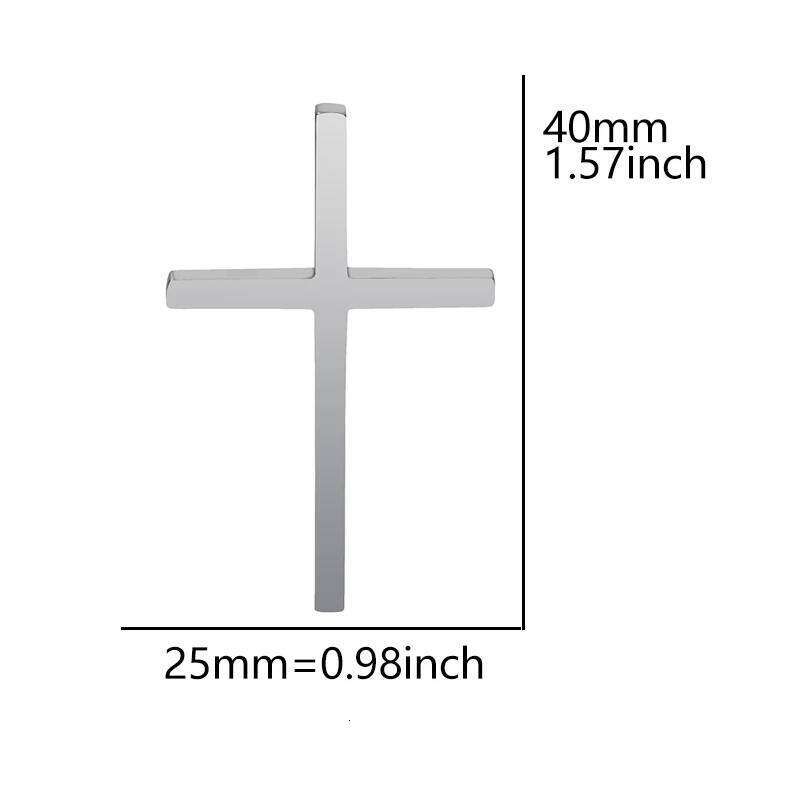 Personality Crosses Necklace 45-60cm Chain On The Neck Stainless Steel Necklaces For Men Women Accessories Fashion Jewelry H260312