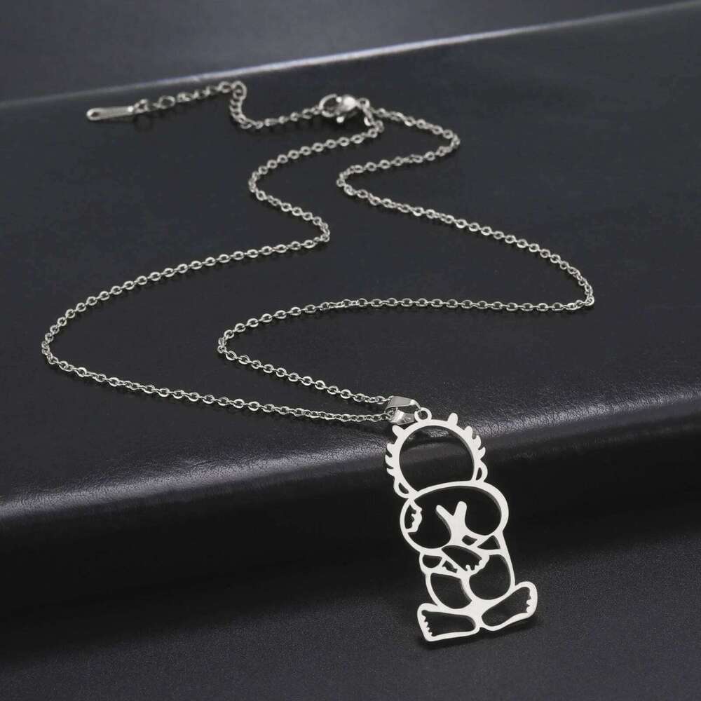 LIKGREAT Fashion Jewelry Handala Hanzala Palestine Stainless Steel Boy Pendant Chain Necklace Gift for Women Men New H260312