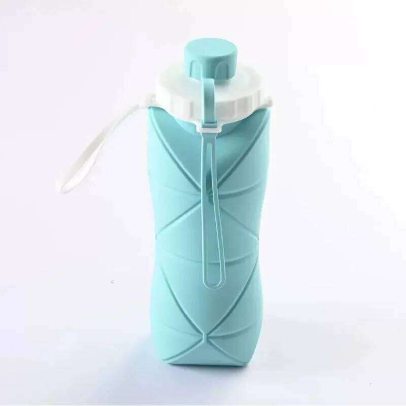 Portable Cup Silicone Collapsible Sports Water Bottles Outdoor Large Capacity Travel Foldable Leakproof Kitchen Supplies Z260313