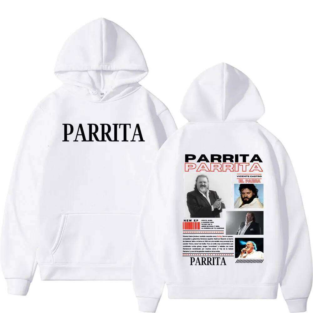 Hot Sale Limited Parrita Music Album Tour Graphic Hoodie Men Women Classic Oversized Comfort Hoodies Fashion Vintage Sweatshirts Z260314