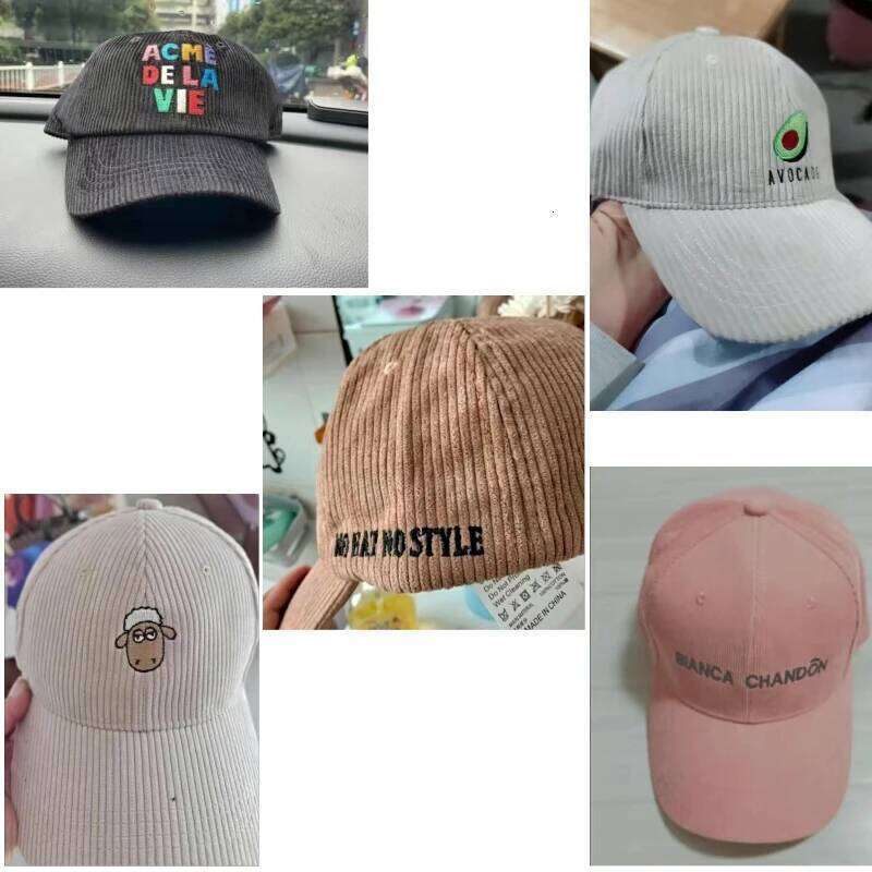Custom Hat,Snapback.Design Your Own Logo Corduroy Baseball Caps For Men Woman DIY Adjustable Casual Trucker Hat Dad Cap Z260313