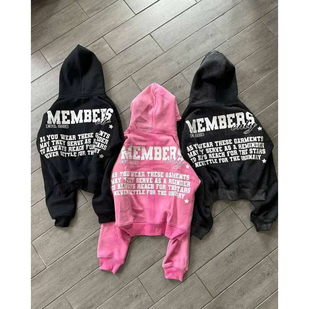 2024 American Retro Zipper Hoodie Trendy Letter Patch Embroidery Fashion Loose Gothic Harajuku Sweatshirt Casual 2K Women's Top Z260314