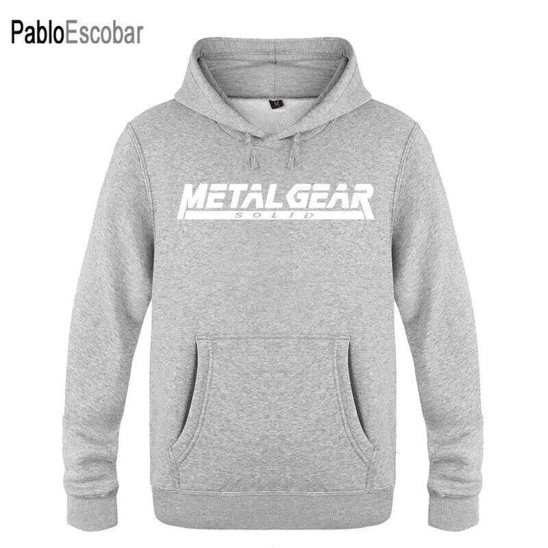 2024 ne top business fashion Versatile Trendy MGS Metal Gear Solid Letter Hoodies Men Men's Pullover Fleece Hooded Sweatshirts Z260314