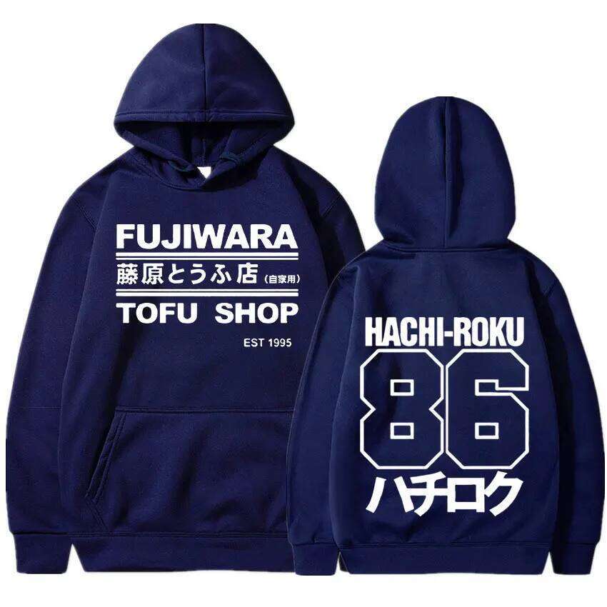 Initial D Manga Hachiroku Shift Drift Hoodie Takumi Fujiwara Tofu Shop Delivery AE86 Men Hoodies Brand Hooded Sweatshirt Z260315