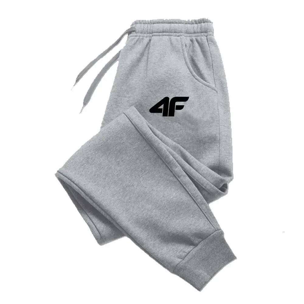 4F Men's Creativity Printed Jogging Fitness Joggers, Running Pants, Training Sport Trousers, Sportswear Sweatpants, Z260315