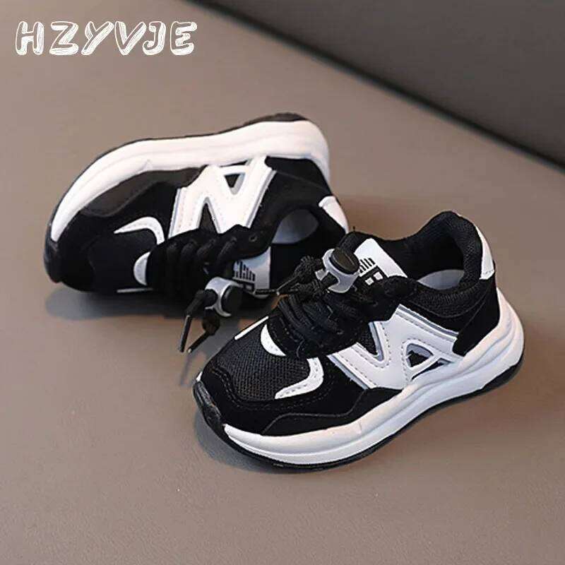 Boys and Girls Fashion Casual Sneakers Kid's Trend Chic Running Basketball Children Flat Baby Toddler Outdoor Shoes 26Y0313