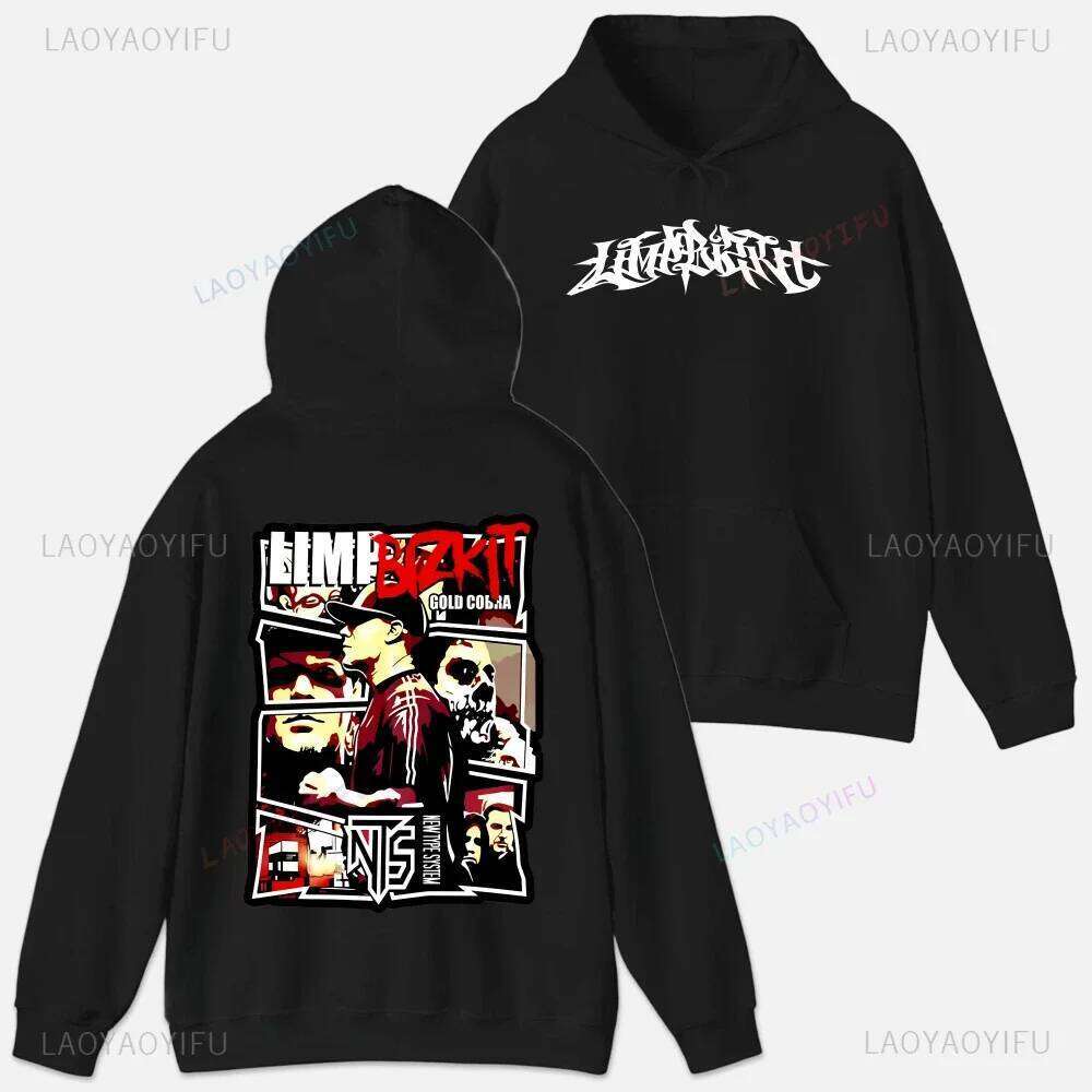 Limp Bizkit Printed Unisex Tops Plain Long Sleeve Sweatshirt Men Clothing Graphic Streetwear Quality Hoodie Autumn Custom Funny Z260315
