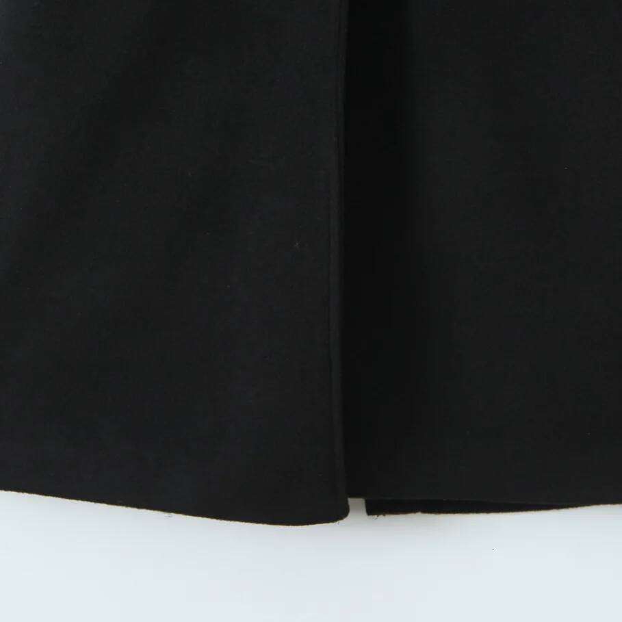 Black Belted Women Winter Overcoat Furry Collar Spliced Back Split Lady Mink Jacket Long Elegant Female Eco Fur Coat Z260313