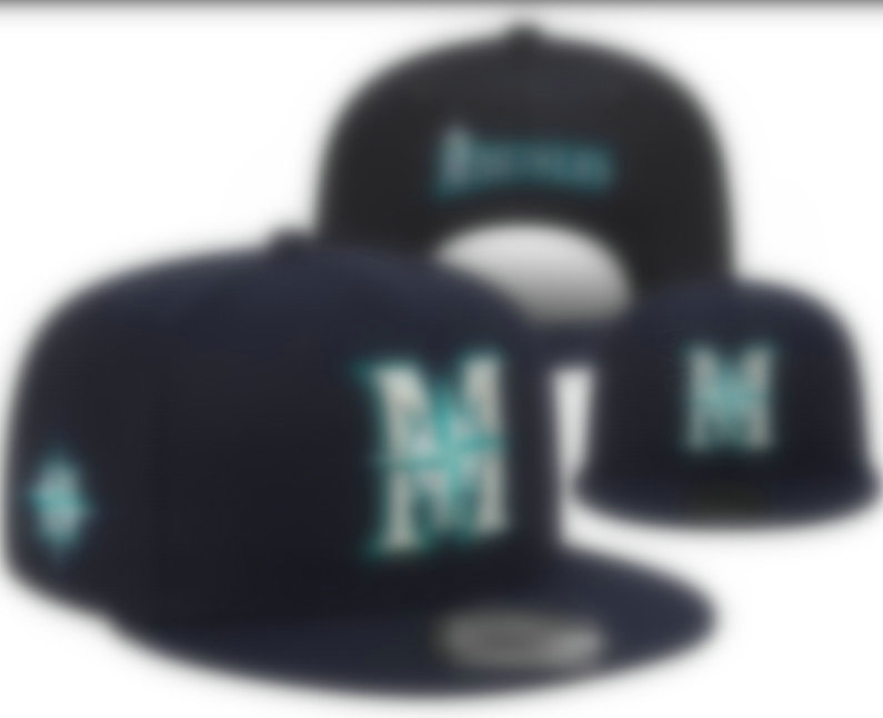 2026 fashion Mariners Basketball Snapback World Series Baseball Snapback Champions Snap Back Hats Womens Mens Flat Caps Strapback Hip Hop Cap Sports Hat a11