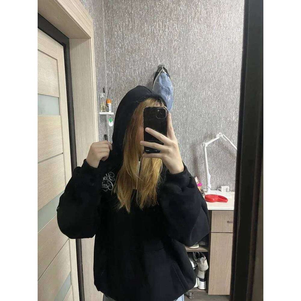 Vintage Y2k Trendy Letters Printing Hoodies Grunge Hip Hop Streetwear Sweatshirt Tops Goth Oversized Hoodie Women Clothing Z260315