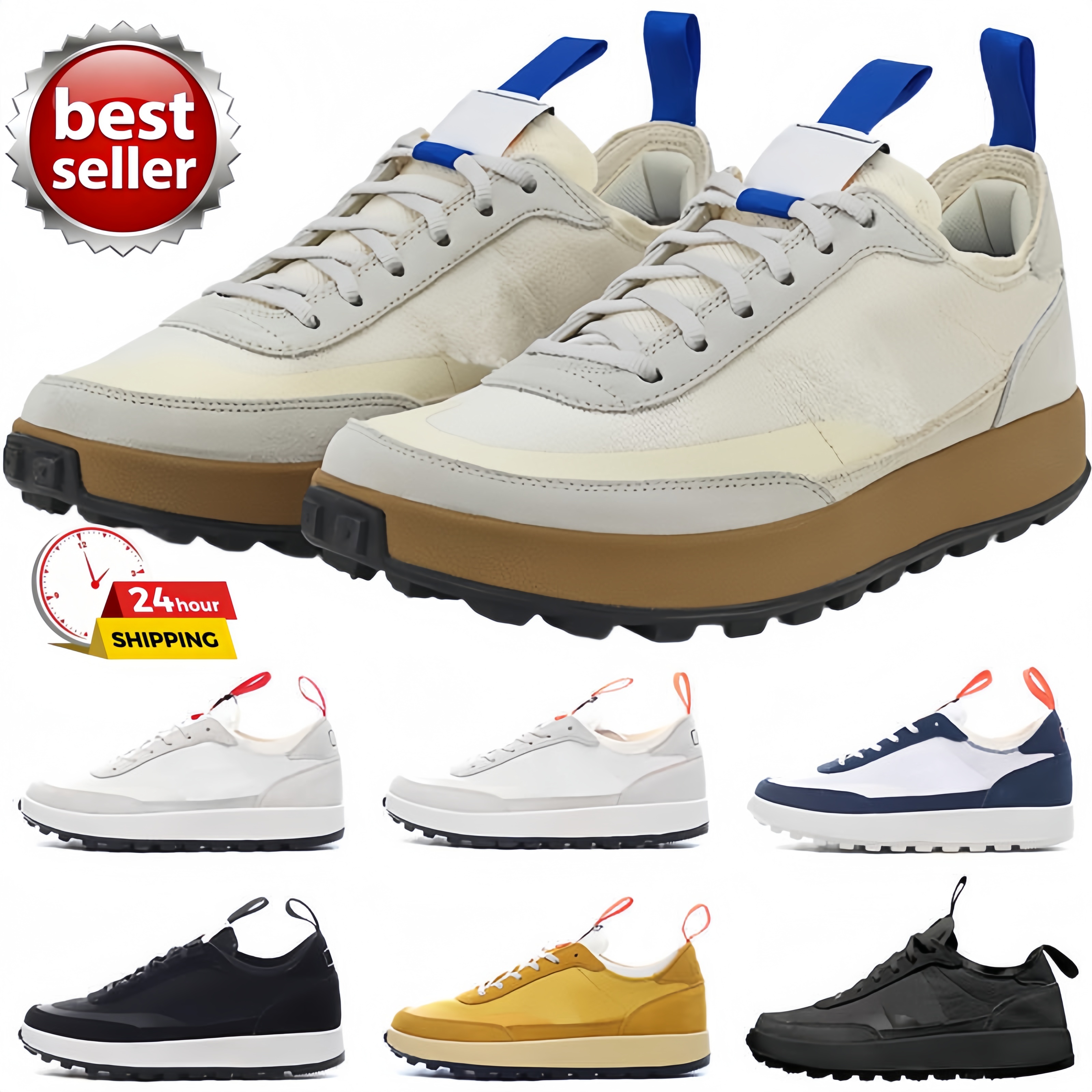 Shoes Basketball Outdoor Tom Sachs x Craft General Purpose Men Women Light Bone Wheat Yellow Black White Red Sports Sneakers