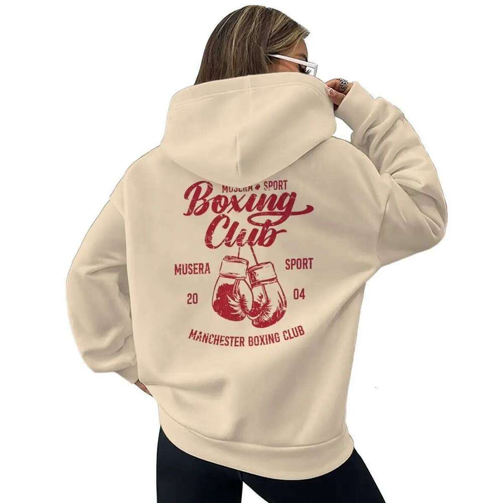 Vintage Club Print Sweatshirt Long Sleeve Men Women Spring Autumn Hoodies Fashion GYM Hoodie Fitness Boxing Male Hoody Z260314